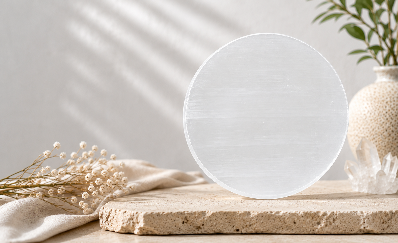 Selenite Plate