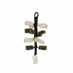 Selenite and Black Tourmaline Hanging