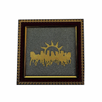 7 Horse Pyrite Frame