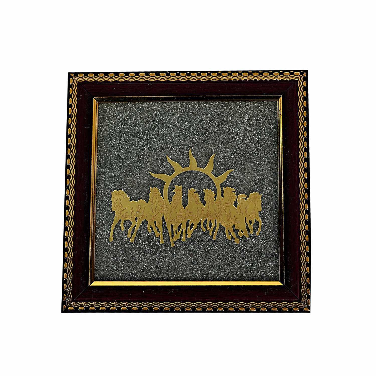 7 Horse Pyrite Frame