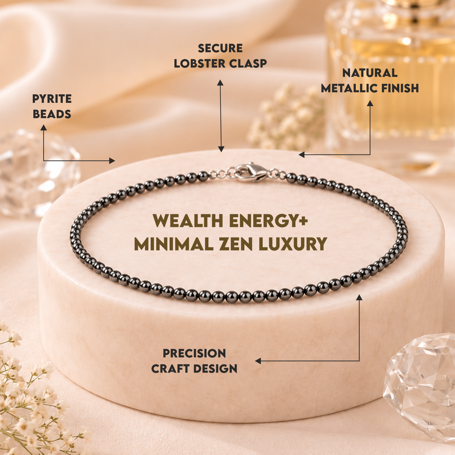Pyrite Prosperity Anklet