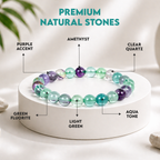Multi Fluorite Concentration Bracelet