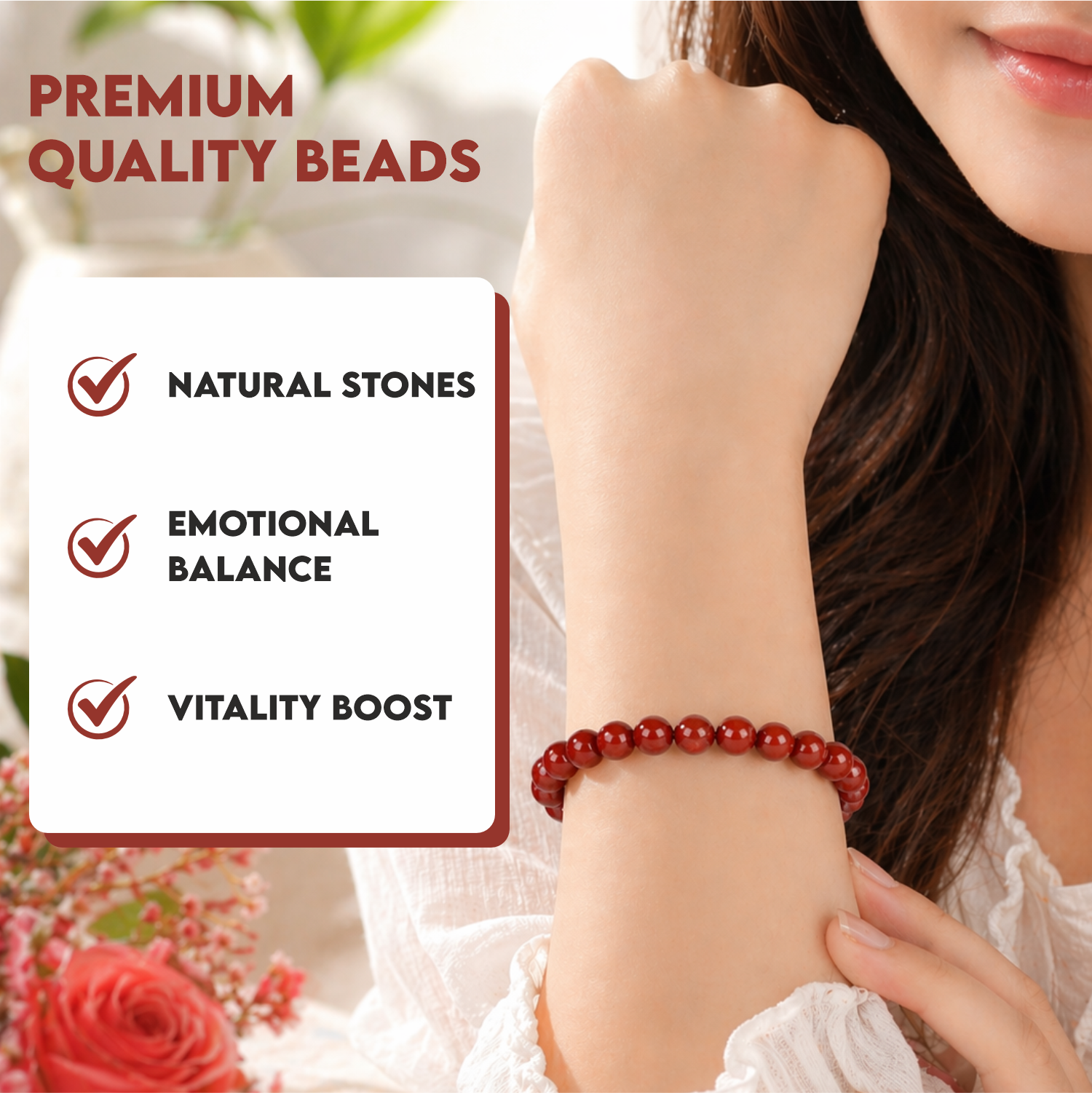 Red Jasper Stability Bracelet