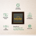 7 Horse Pyrite Frame