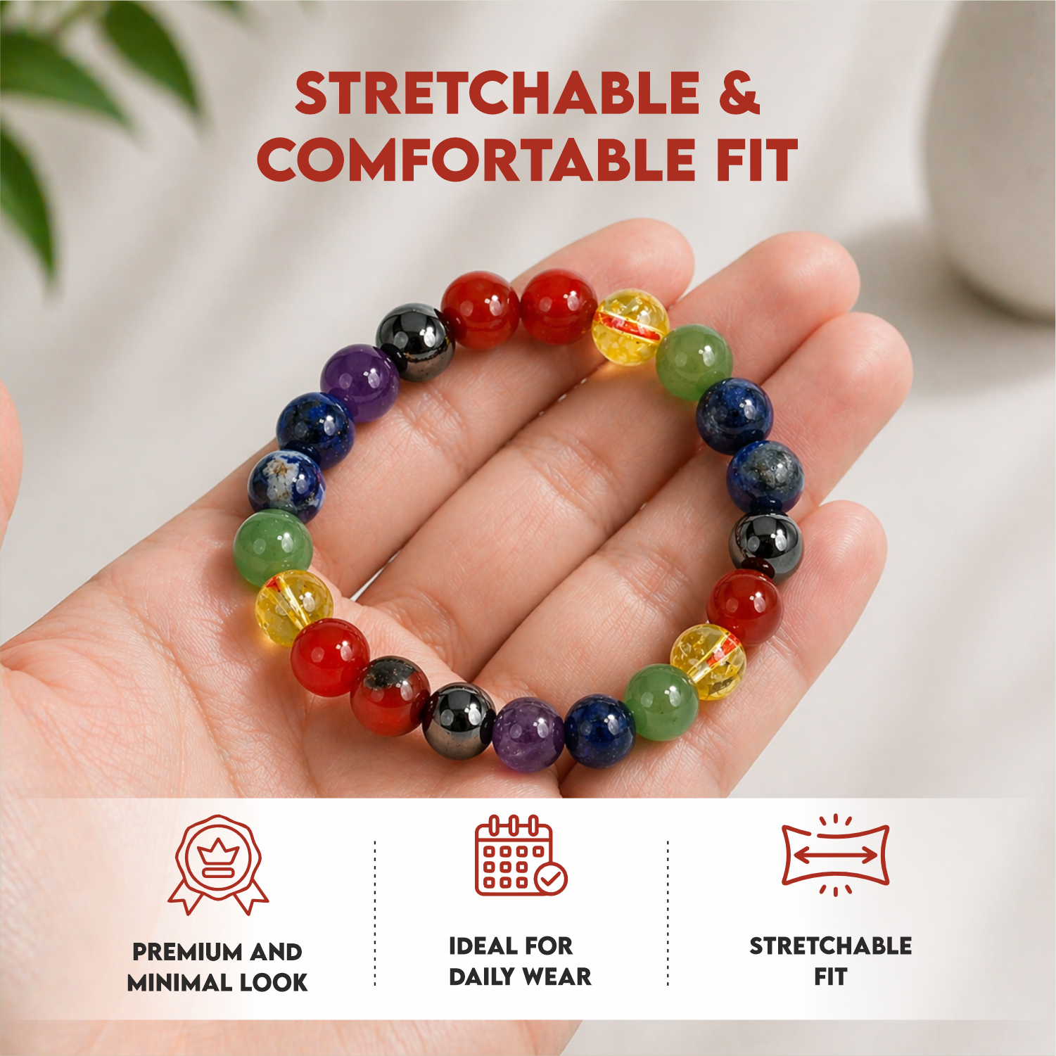 7 Chakra Alignment Bracelet