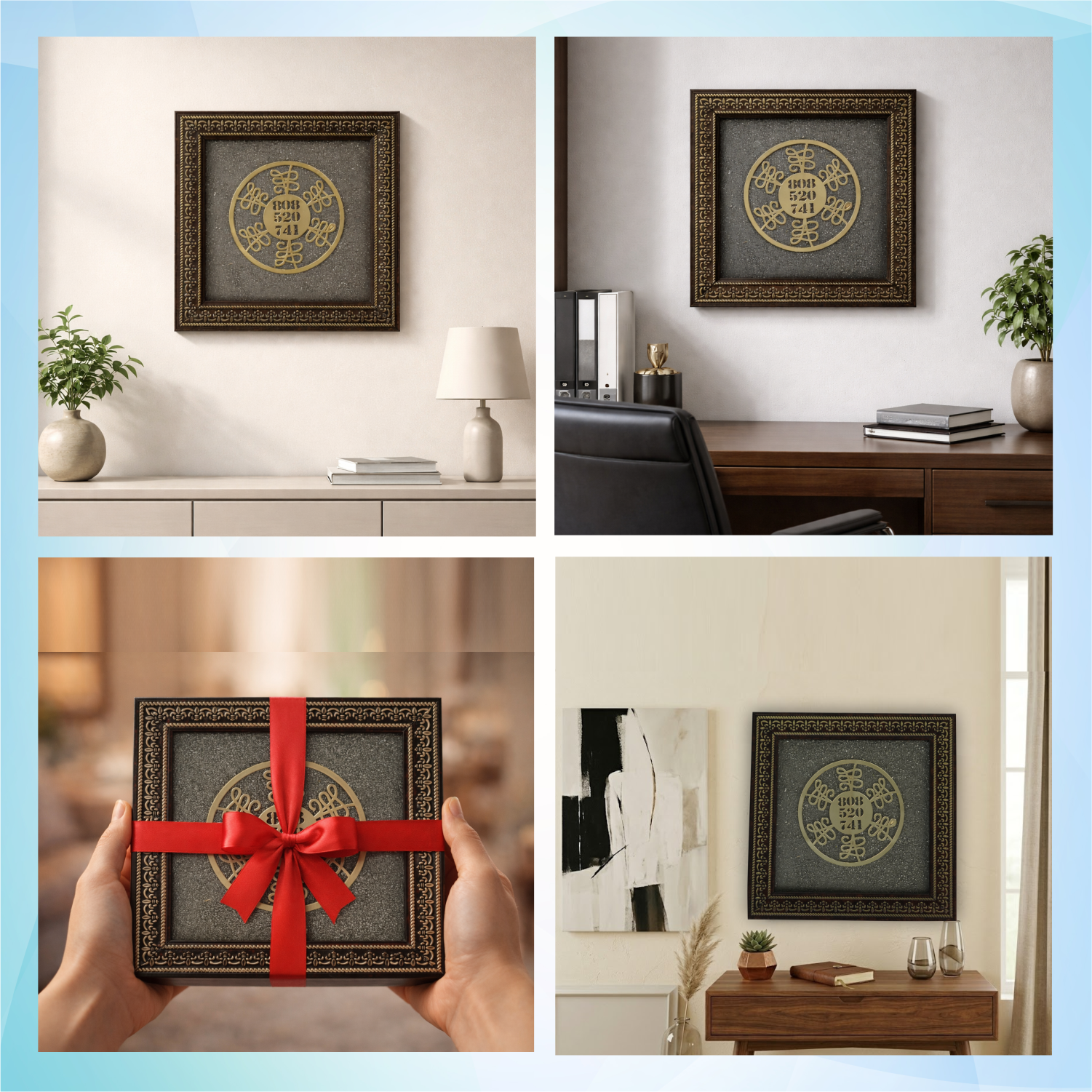 Zibu Symbol Pyrite Frame