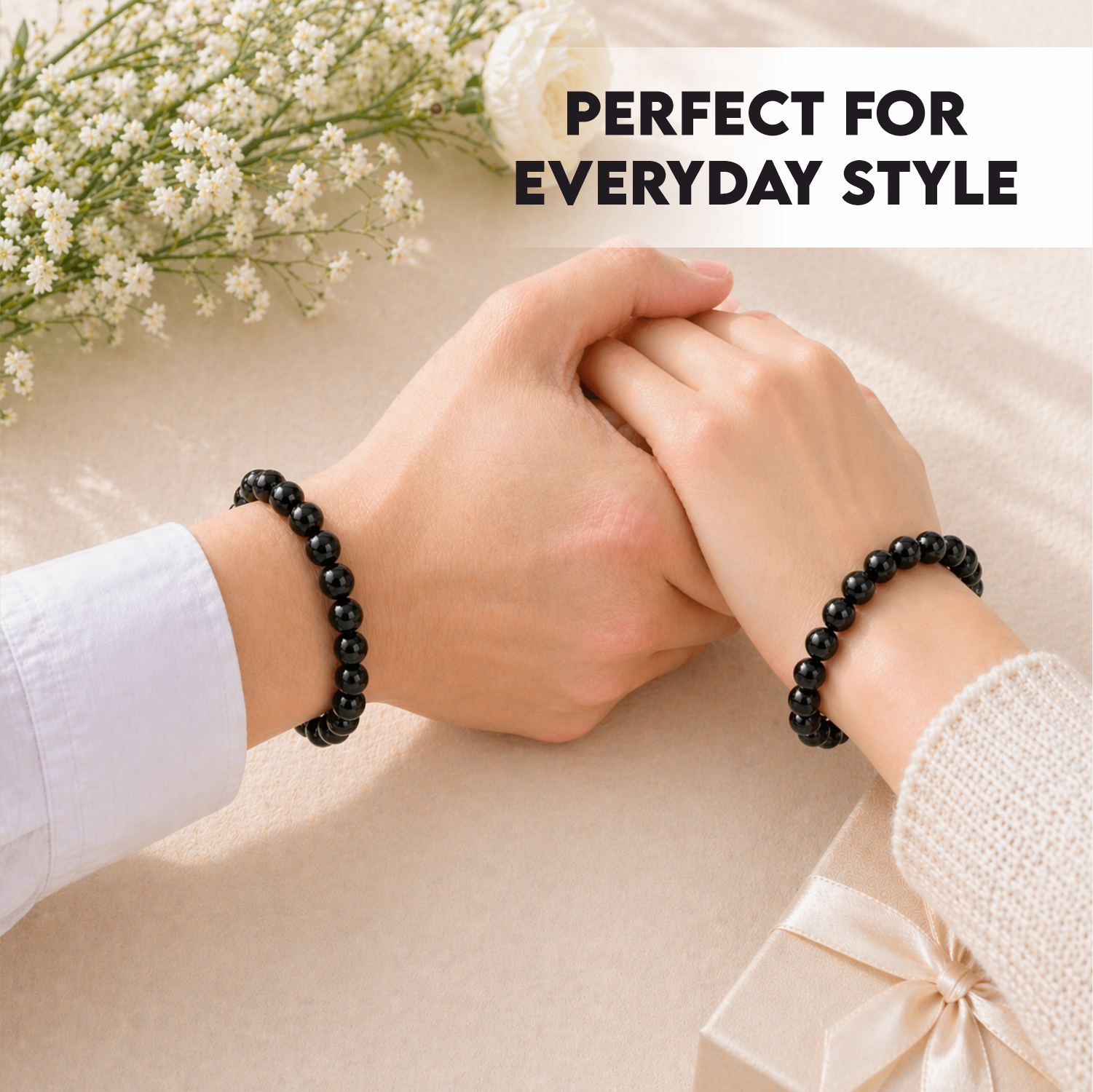 Black Tourmaline Aura Protection Bracelet