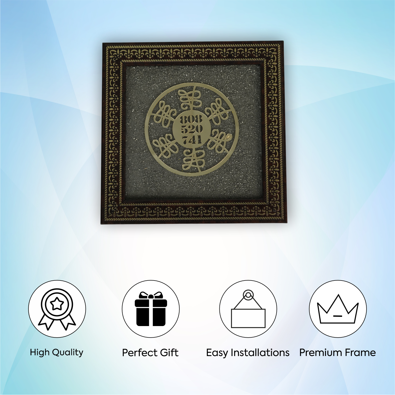 Zibu Symbol Pyrite Frame