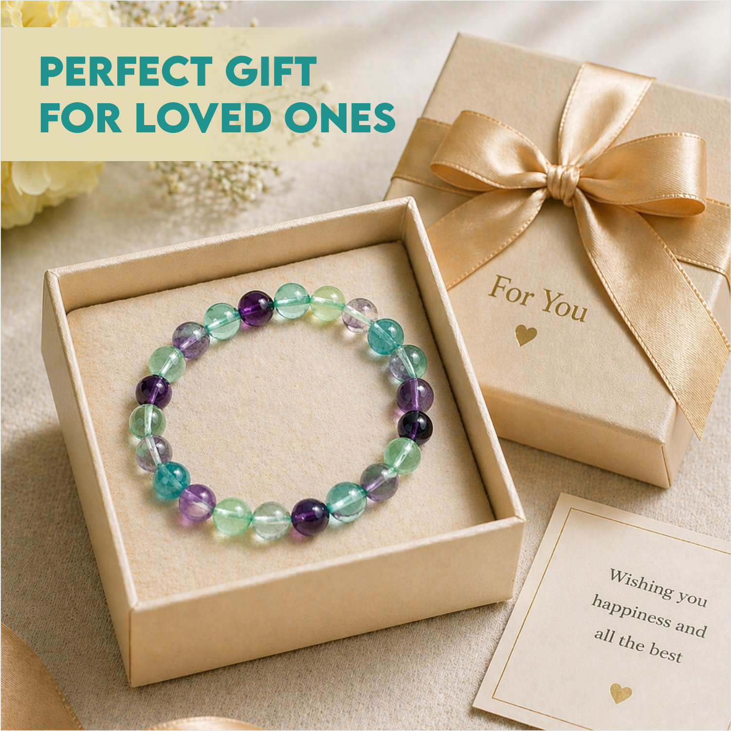 Multi Fluorite Concentration Bracelet