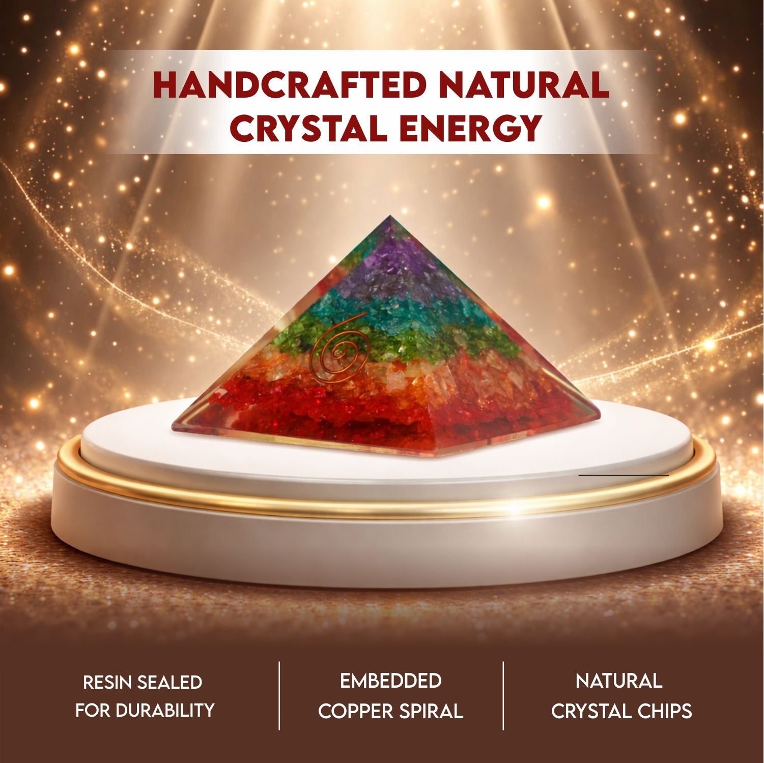 7 Chakra Alignment Pyramid